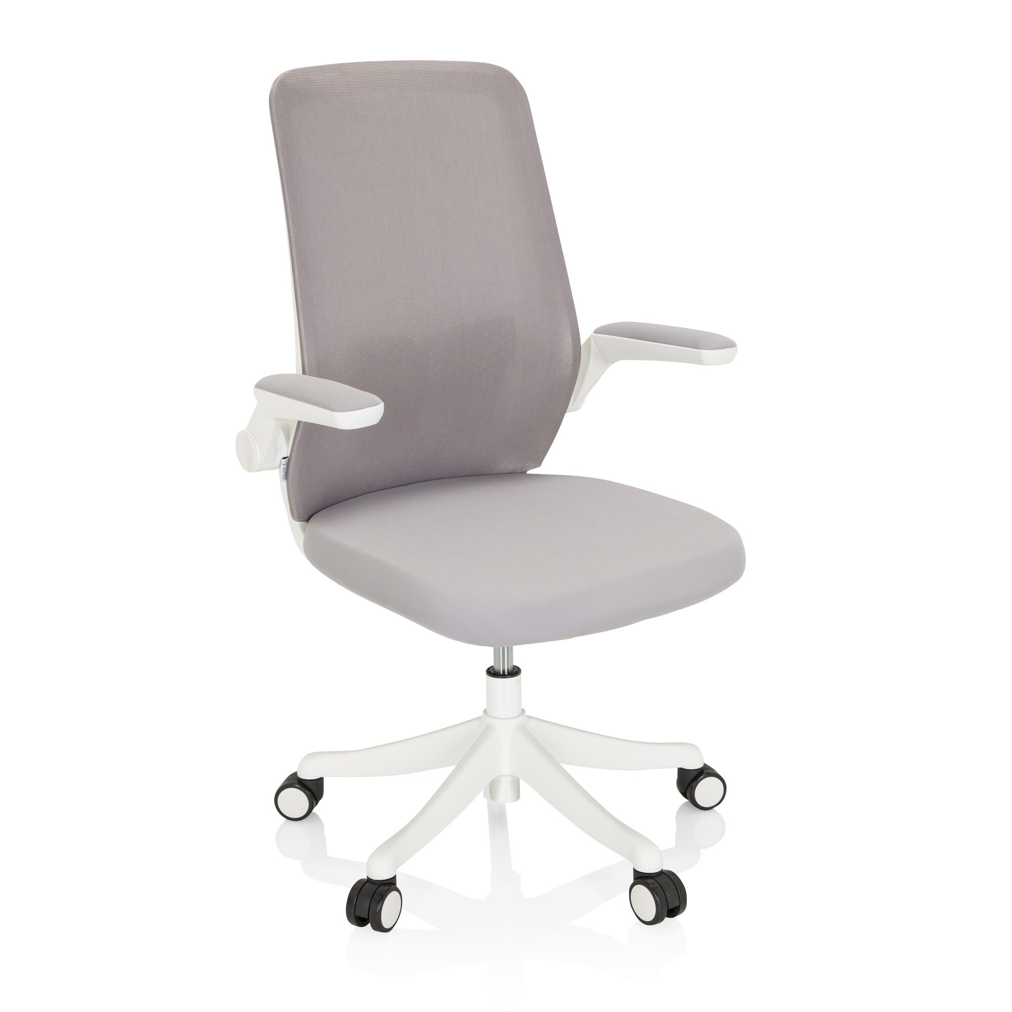Home Office Bürostuhl MIKO W Stoff/Netzstoff mit Armlehnen hjh OFFICE