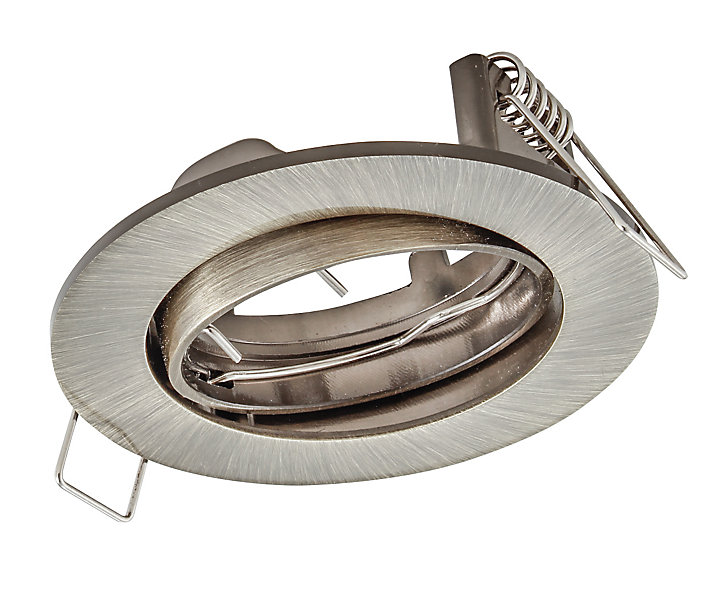 Support rond pour spot encastrable LED Colours Ares métal or antique Ø8,5 cm