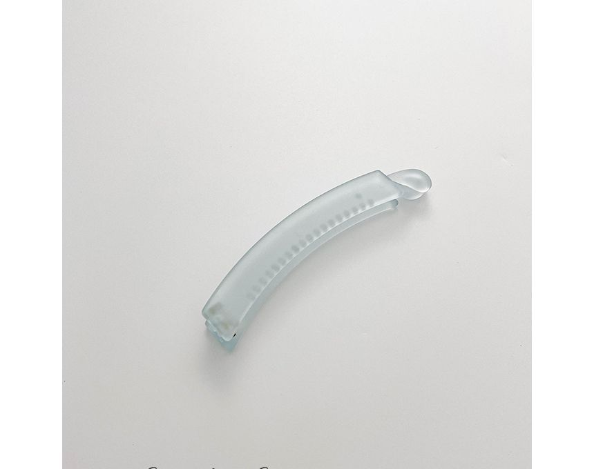 LIDO - Frosted Clear Banana Clip