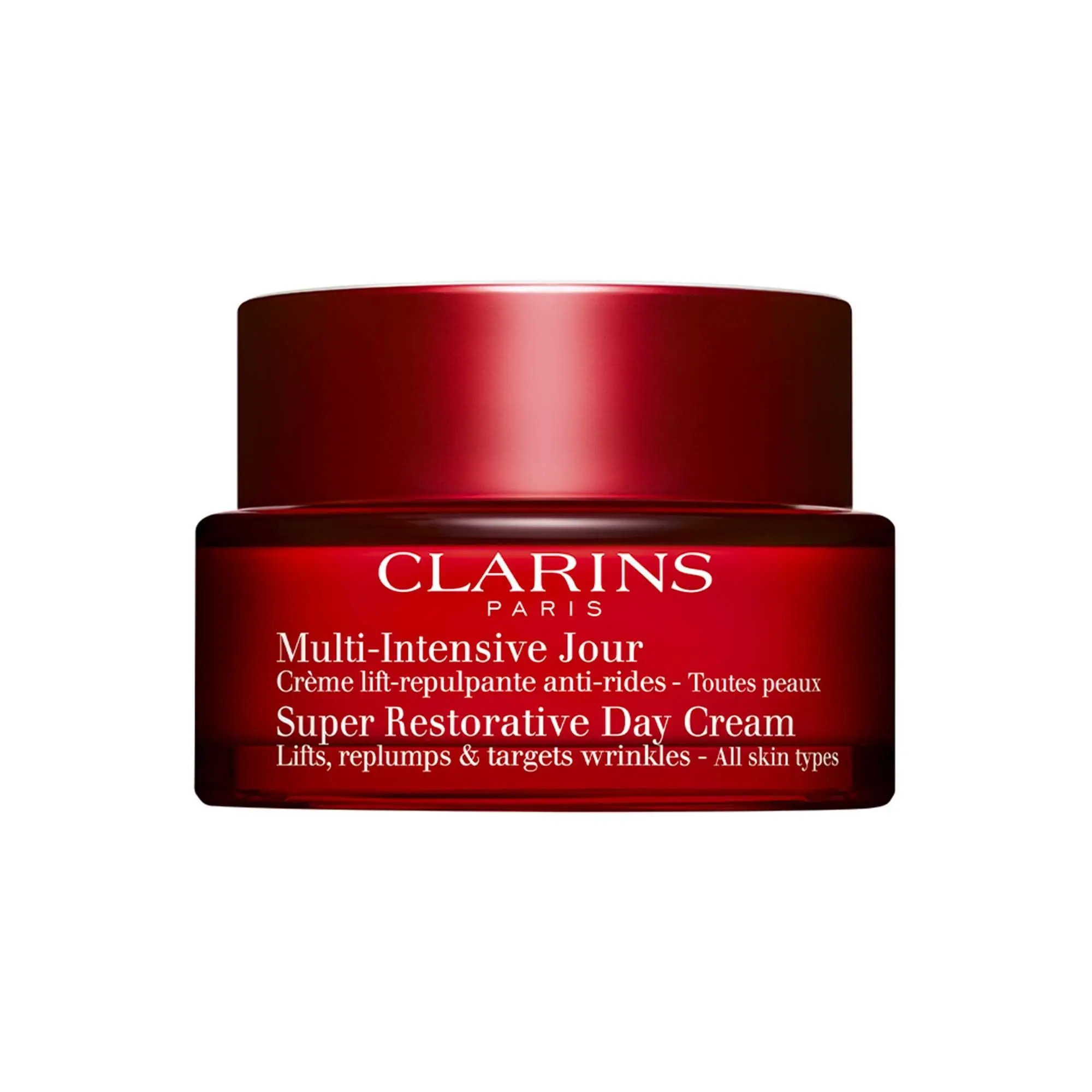 Clarins - Multi-Intensive Jour Crème lift-repulpante anti-rides - Toutes PeauxCrème visage Pot 50ml - Soin de jour