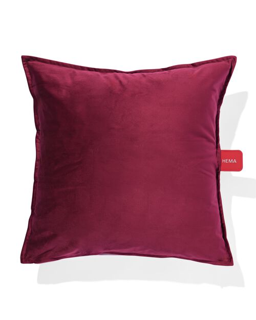 coussin chauffant rechargeable 50 x 50 cm bordeaux - lilas