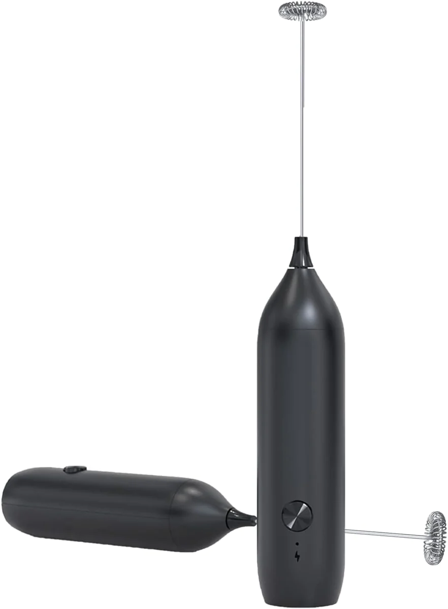 Mousseur à Lait Électrique Rechargeable noir Vendos85