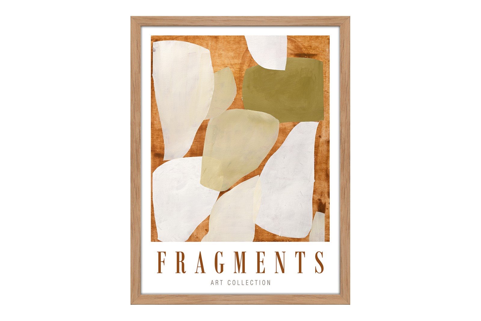 Fragments 30x40 cm Oak Frame