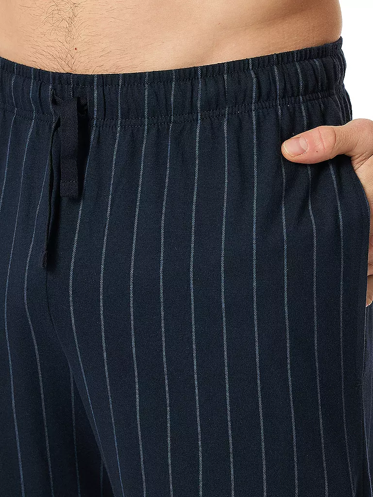 SCHIESSER Pyjama Shorts MIX + RELAX blau