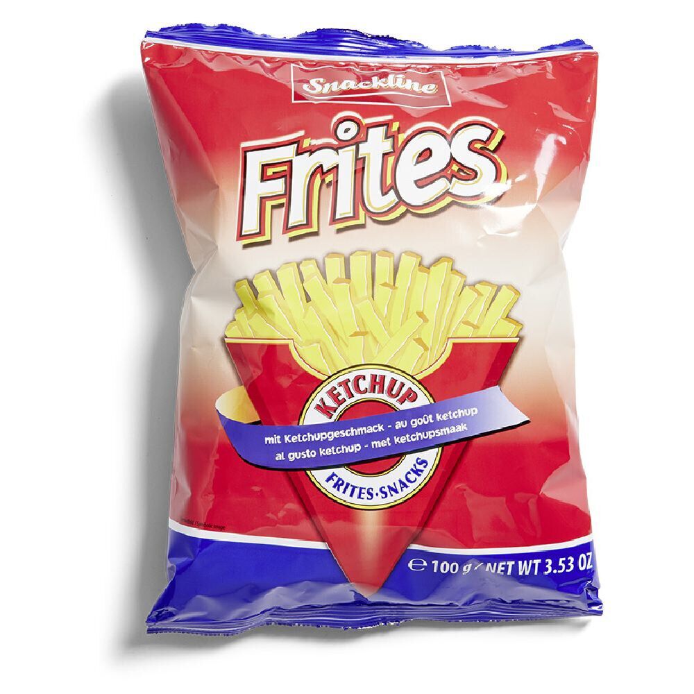 Snacks frites goût ketchup 100gr