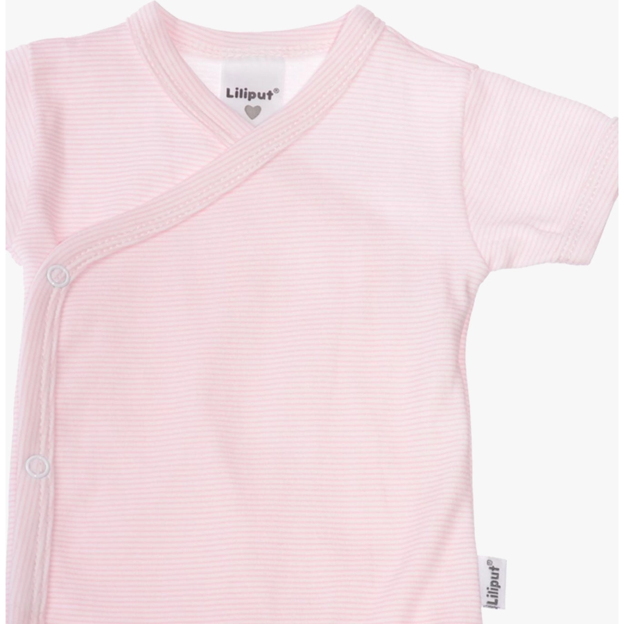 Liliput Baby-Body weiß und rosa