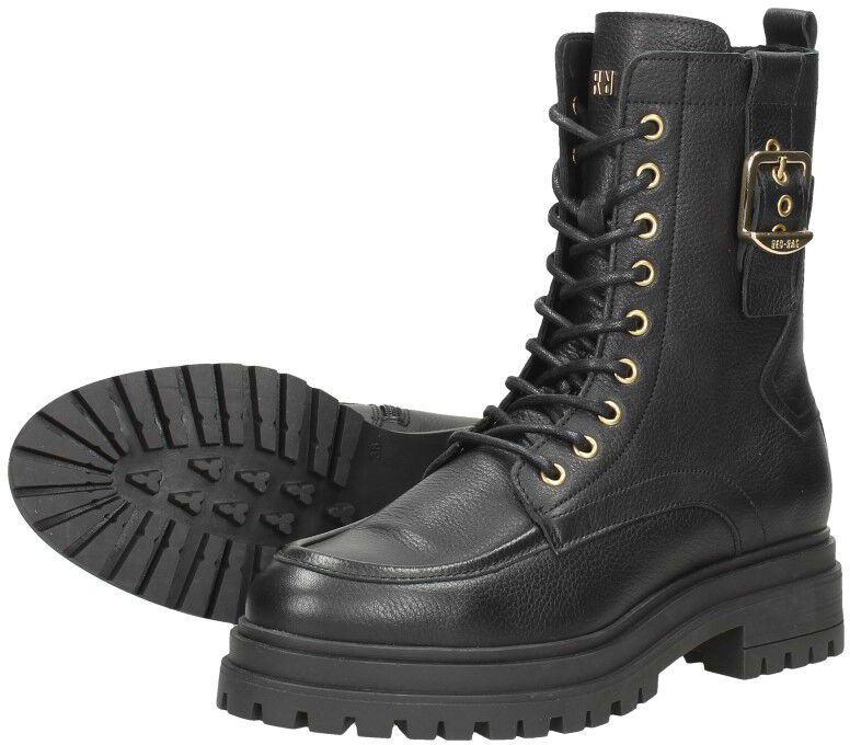 Red Rag Veterschoenen Hoog zwart