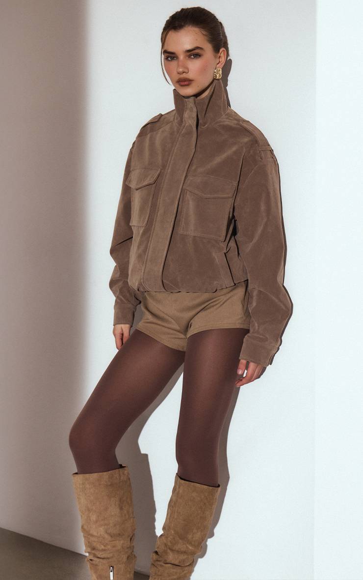 Moka Short Taille Haute Avec Détail De Ceinture Tissée