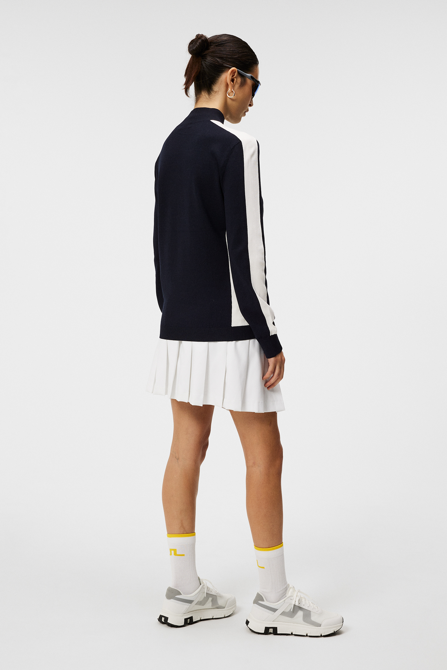 Adia Knitted Sweater Dame JL Navy