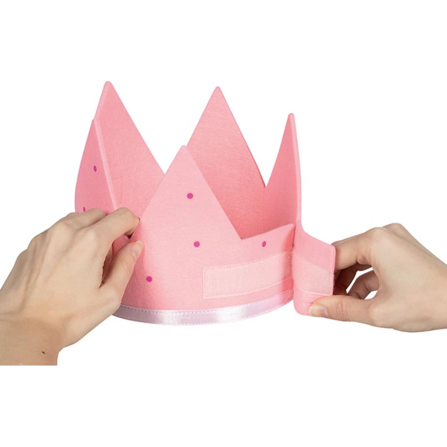 goki Geburtstagskrone rosa