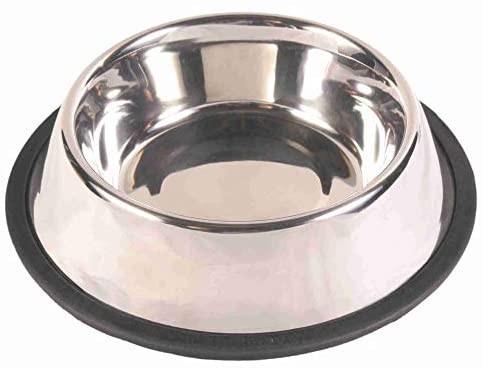 Alimentador de aço inoxidável para cães TRIXIE