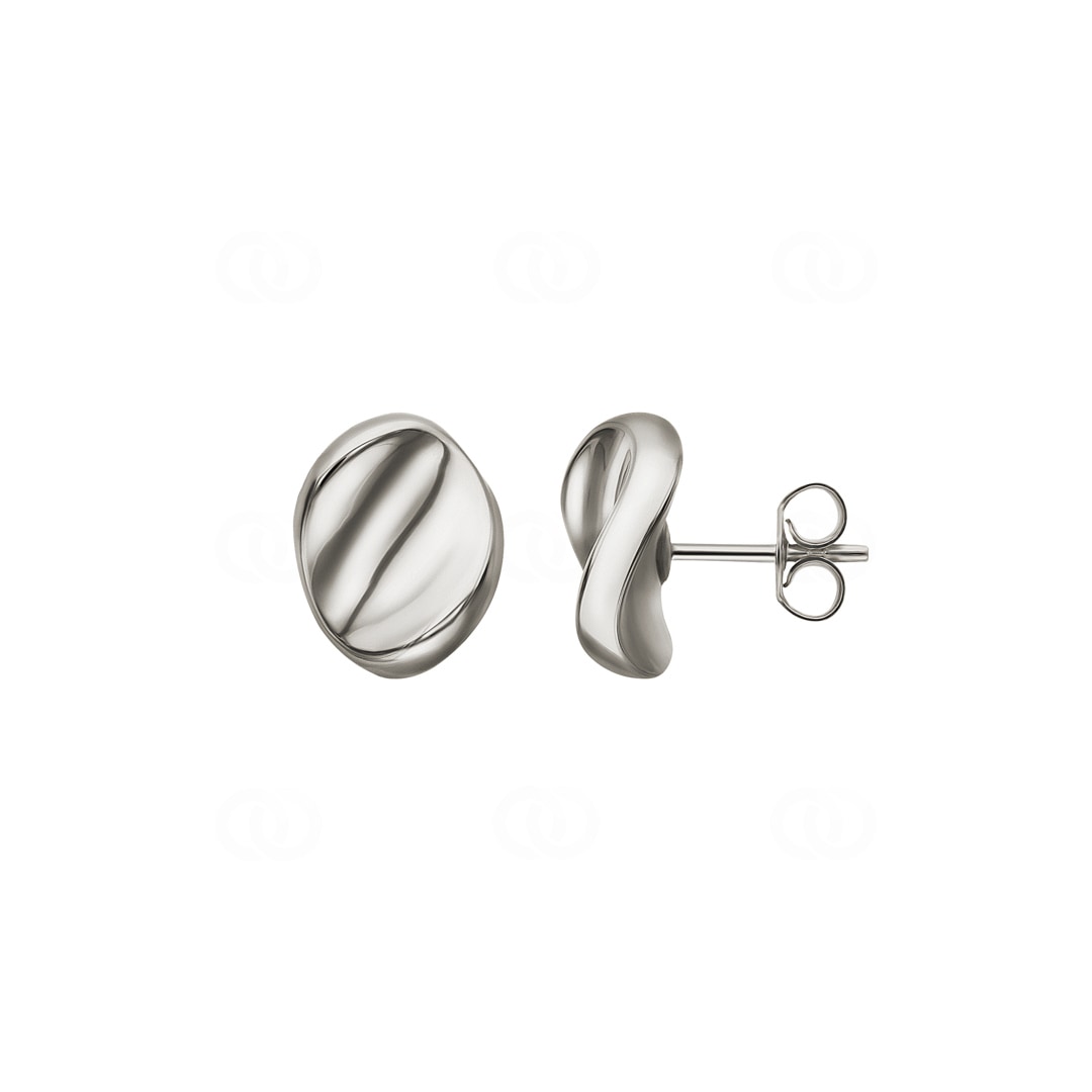 Ohrstecker 750/18 K Weissgold galvanisiert