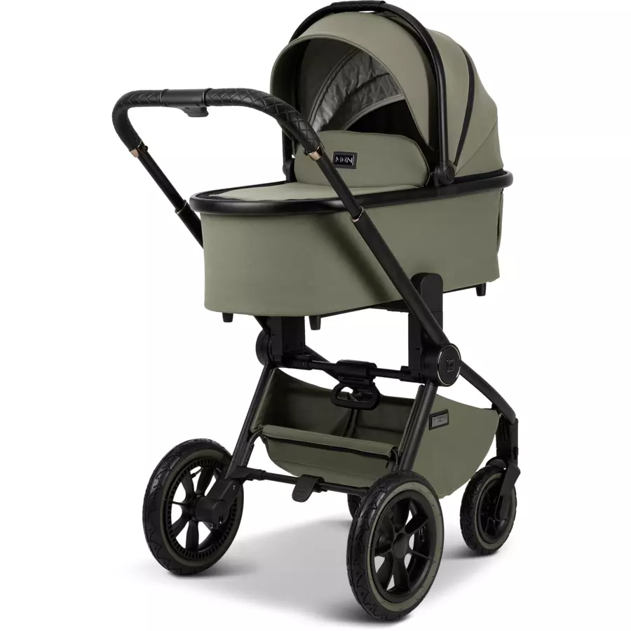MOON Kombikinderwagen Resea Edition+ moss greenblack matt