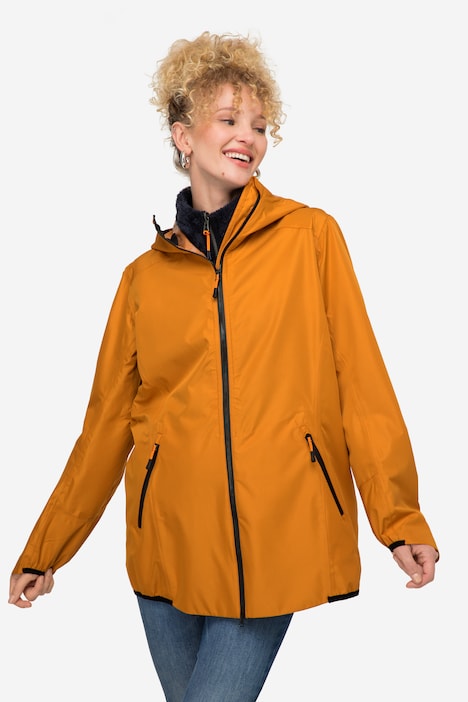 Funktions-Jacke, Kapuze, Zipptaschen