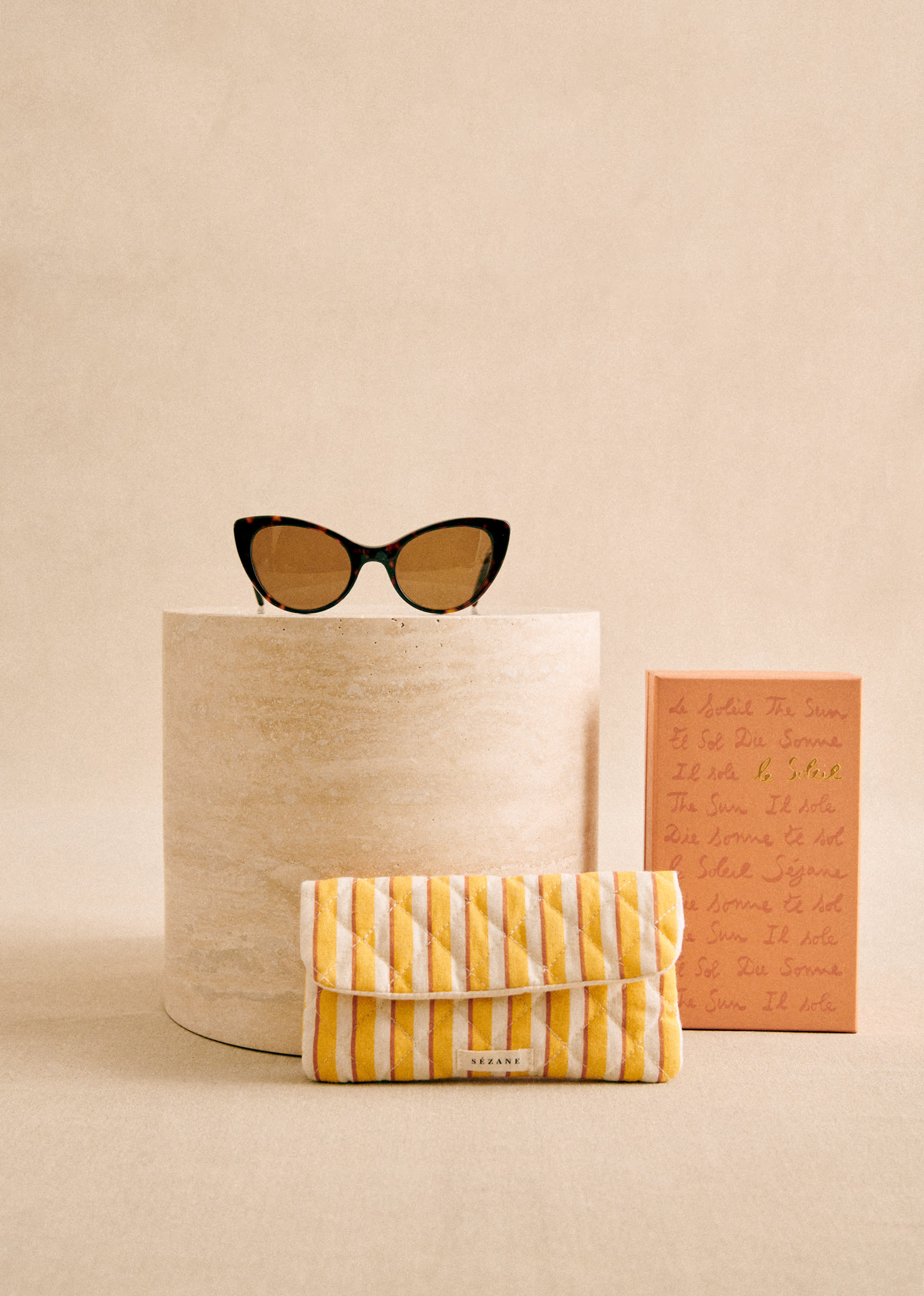Lunettes de soleil Bianca - Ecaille foncée - LES COMPOSANTES/DÉCOUVRIR 5906634