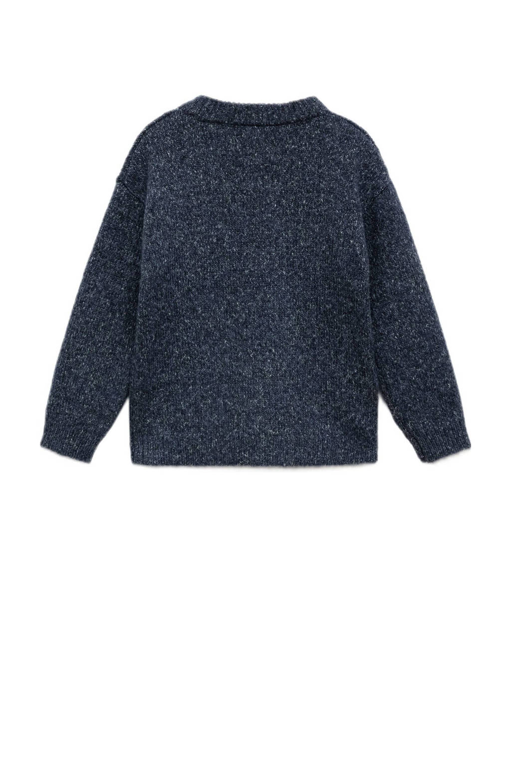 Mango Kids pullover marine gebreid