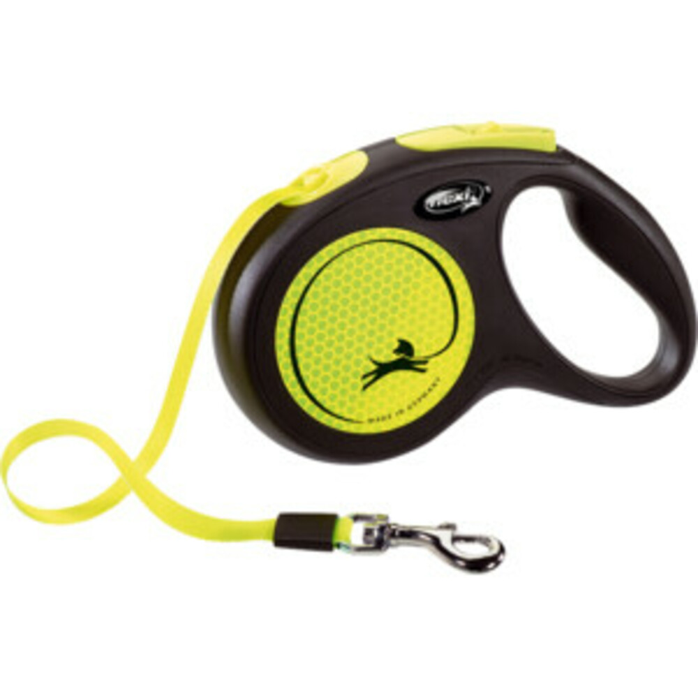 Flexi Rollijn New Neon Tape 5 mtr tot 25 kg Neon