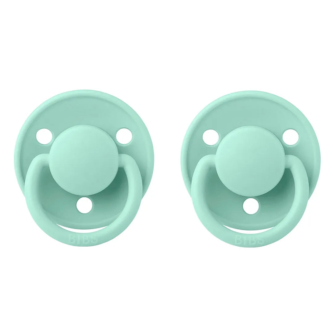 Bibs Suce Bibs De Lux 0-36m Paquet de 2 - Menthe
