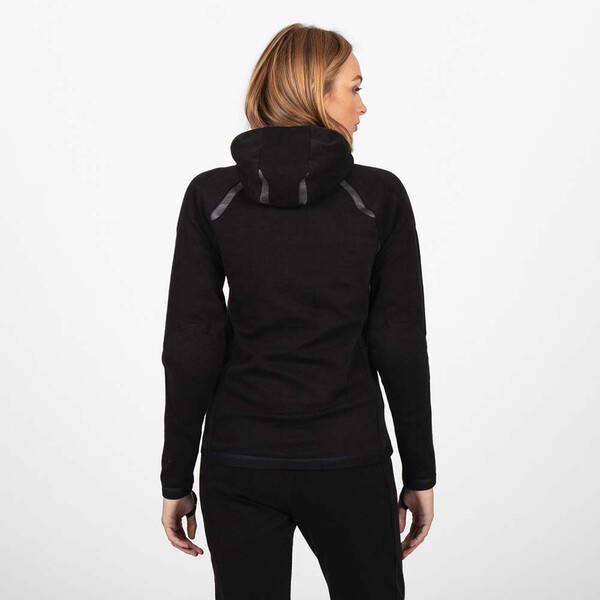 knox - Sweat zippé femme Shield Noir