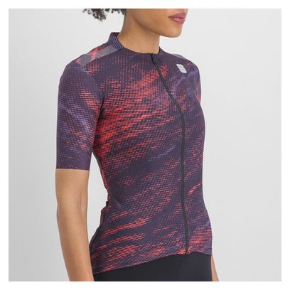 Maillot Manches Courtes Femme Sportful Cliff Supergiara Violet/Rose