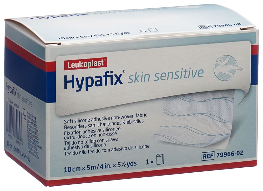 HYPAFIX Skin sensitive Silikon 10cmx5m 1 Stk