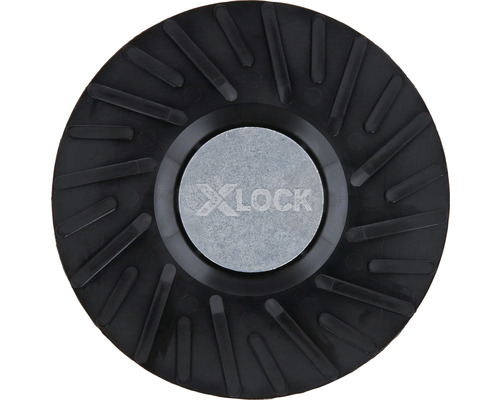 Achterplaat 125 mm medium, X-LOCK-bevestiging