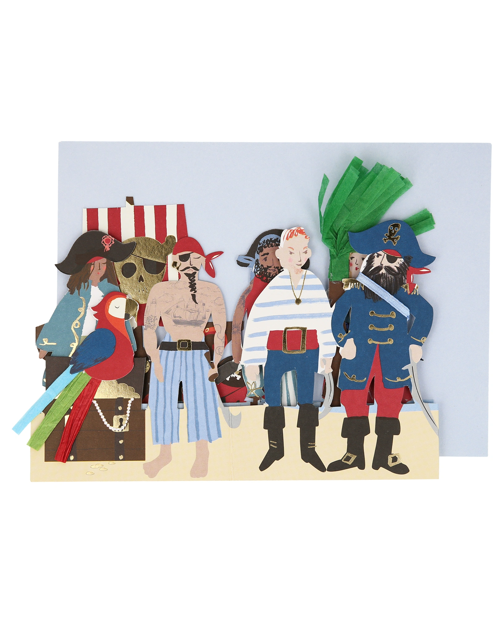 Geburtstagskarte PIRATES