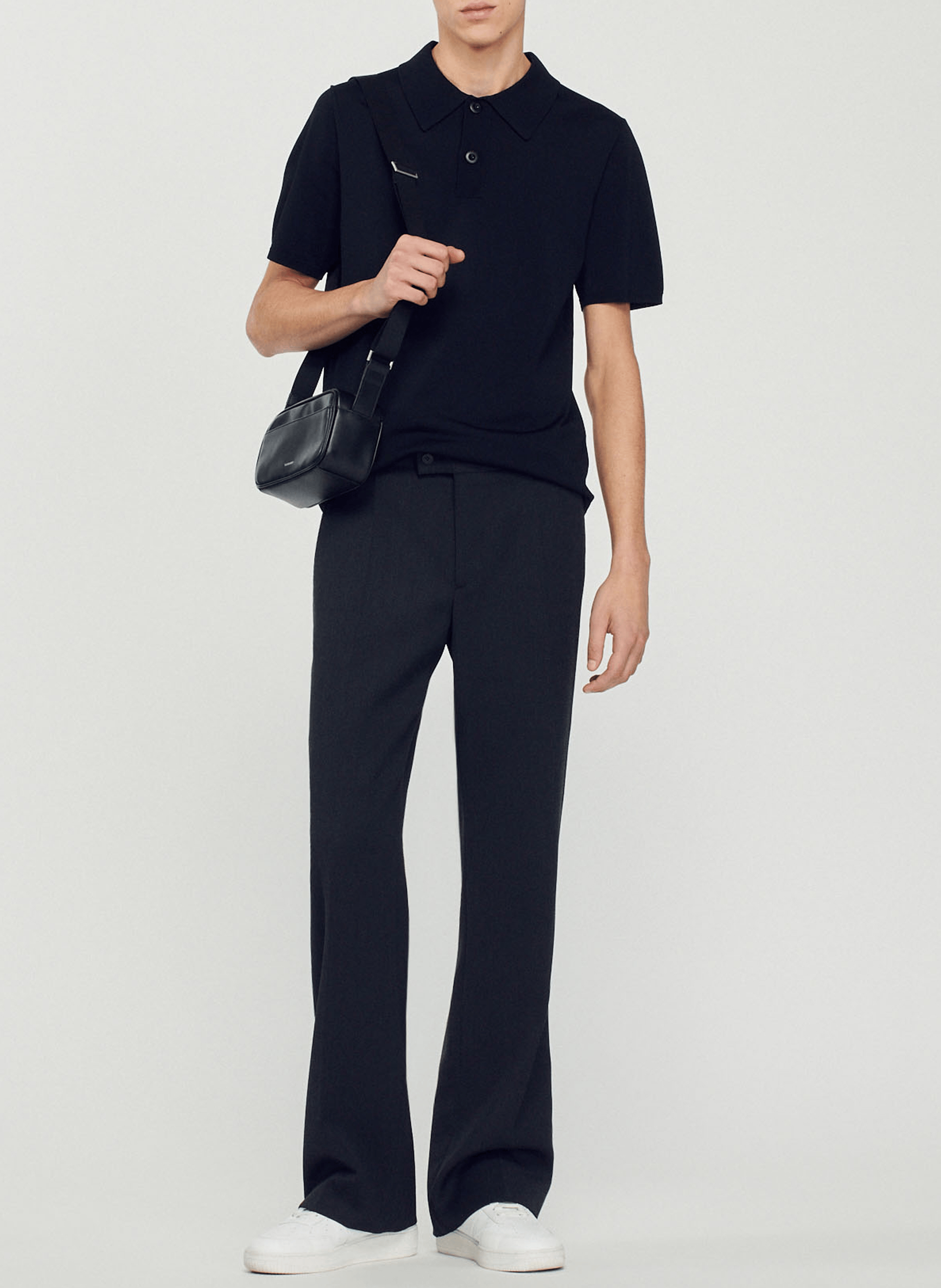 Polo regular fit| Noir