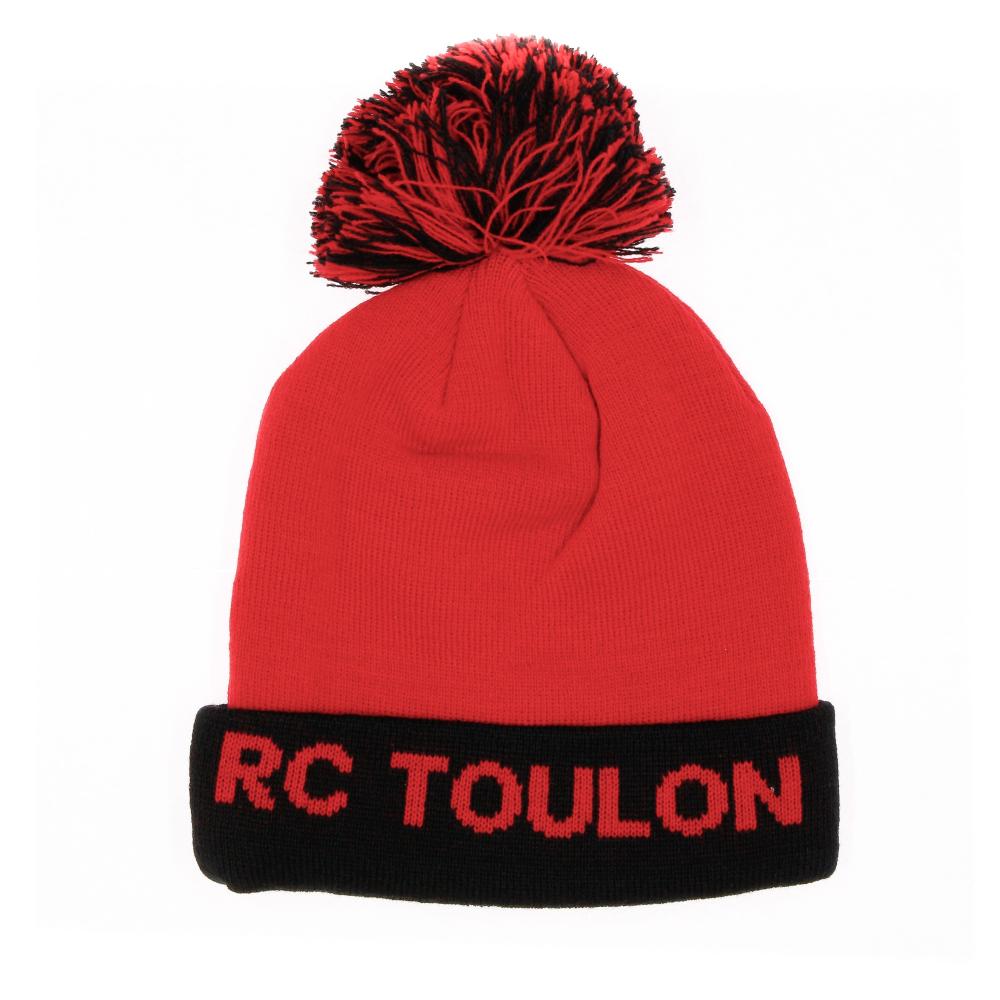 Hungaria RC Toulon Bonnet Rugby Rouge et Noir Homme Hungaria