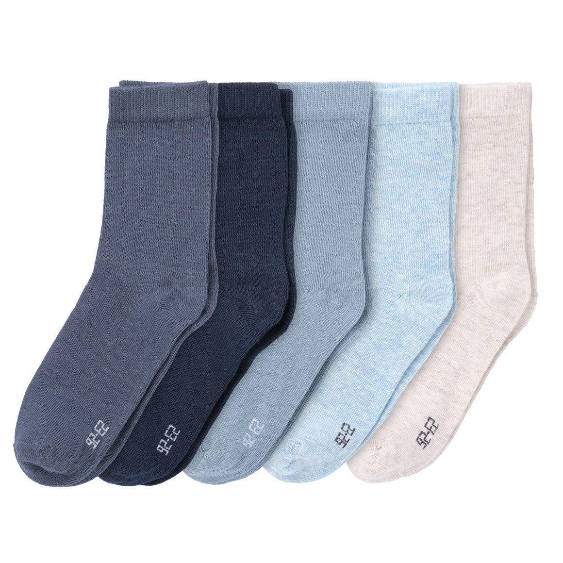 Topolino 5 Paar Jungen Socken im Set dunkelblau / blau / creme