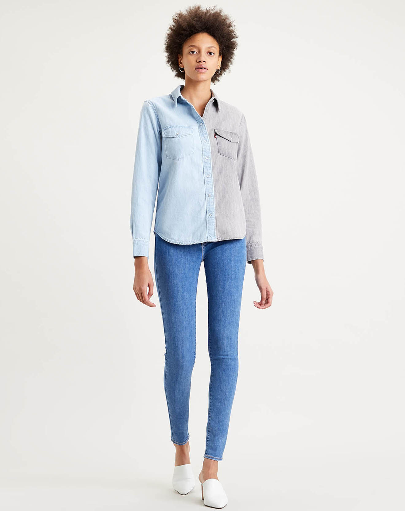 Levi's® Jean 720 Hirise Super Skinny sculpt Eclips bleu