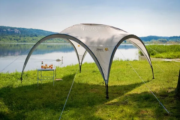Coleman Event Shelter XL, Hvid, Monokromatisk, Polyester, Stål, 4500 x 4500 m, 22 kg