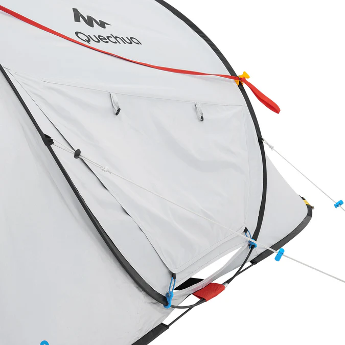 Decathlon Quechua - Barraca de Camping Quechua 2 Second Fresh & Black Impermeável e Pop-Up para 3 Pessoas