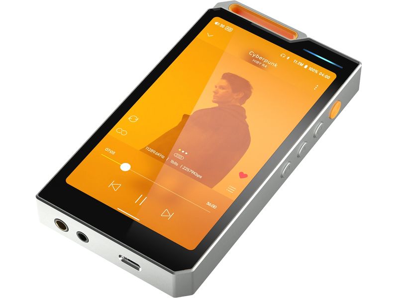 HiBy HiRes-Player R4 Orange; Silber 4-Wege Hi-Fi Android DAP