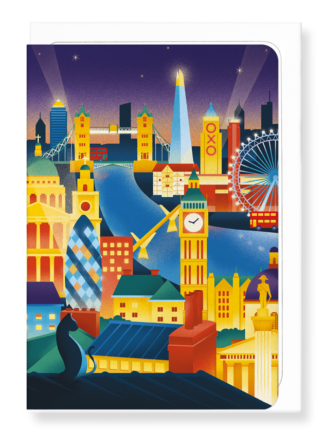 London At Night Card