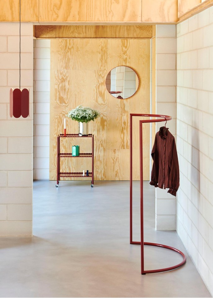 HAY - Colour Rack C-shape - Maroon Red