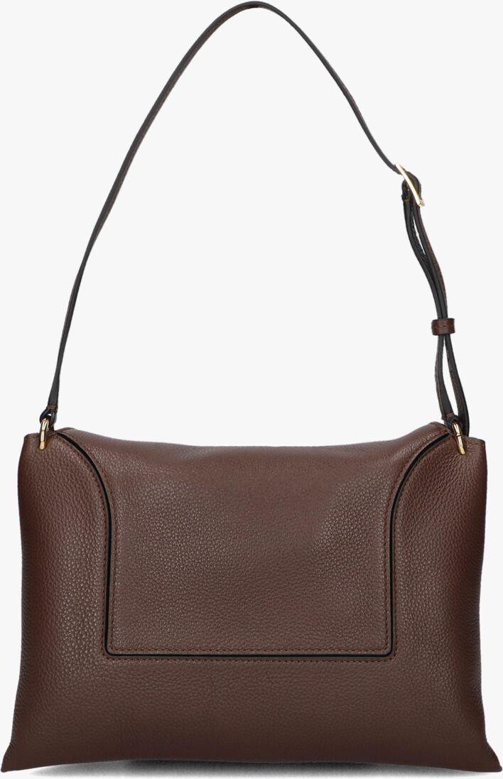 bruine wandler schoudertas penelope slouch bag