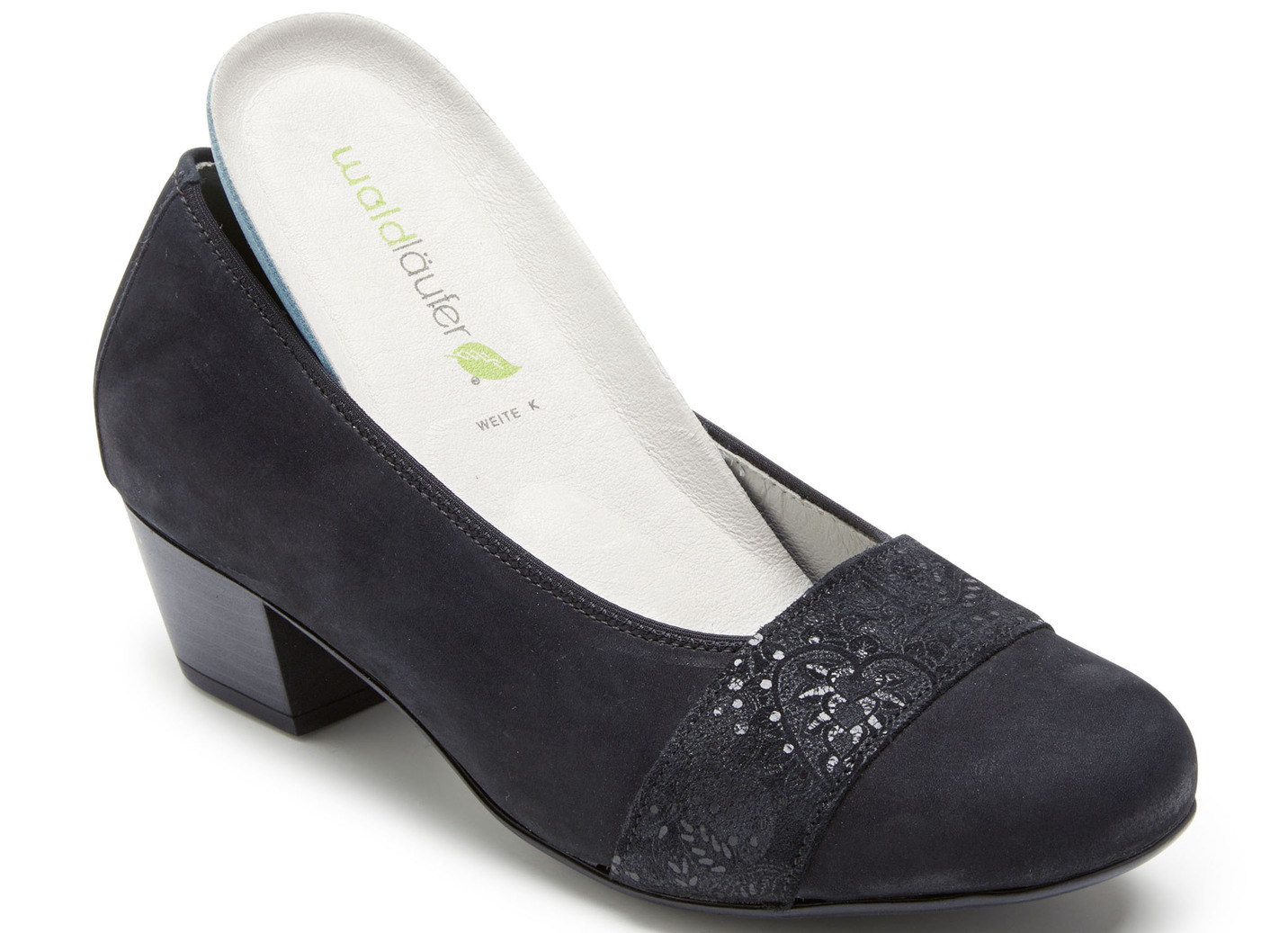 Waldläufer Pumps mit Rundum-Gummizug