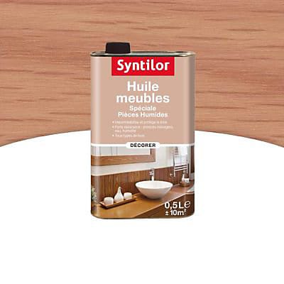 Huile meubles spéciale pièces humides Naturel 500 ml