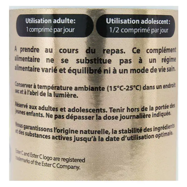 Vit'all+ Vitamina C Ester 1000, 50 comprimidos sulcados