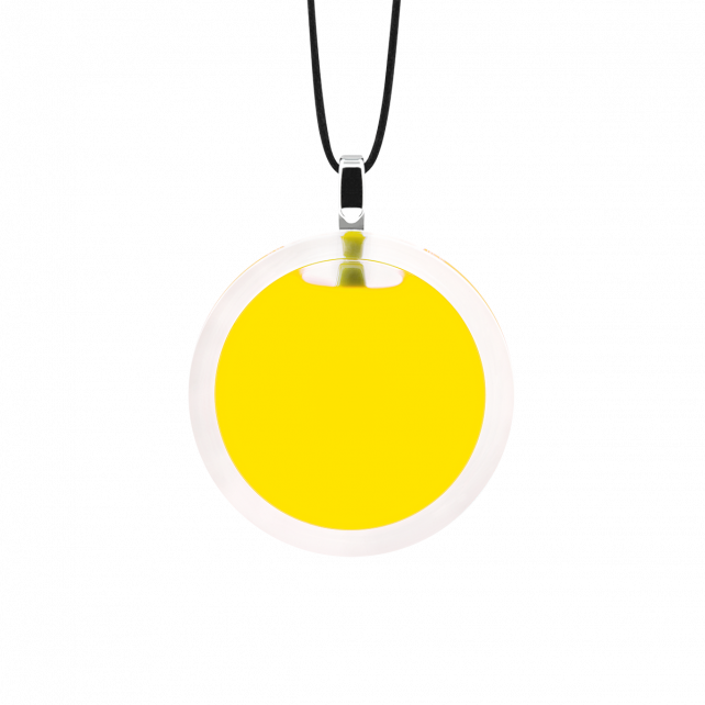 Pendentif en verre soufflé - Cachou Mini Milk