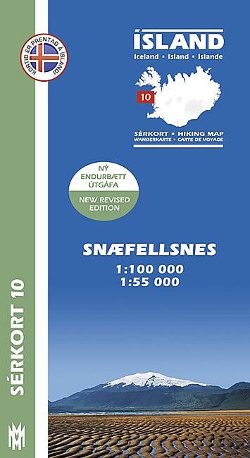 MAL OG MENNING - 10 SNAEFELLSNES 1 100 000  1 55 000
