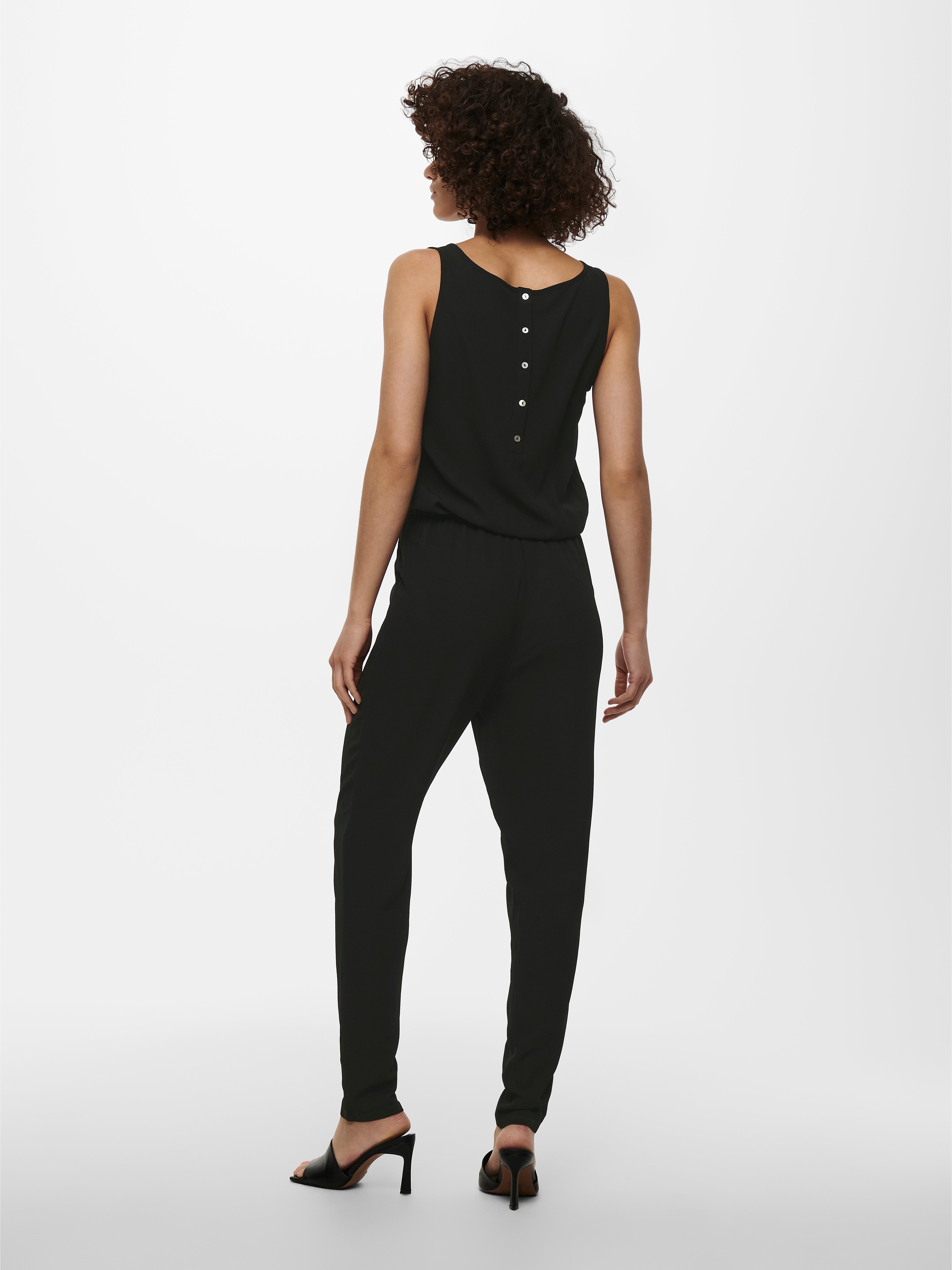 ONLNOVA Mittlere Taille Jumpsuit Black