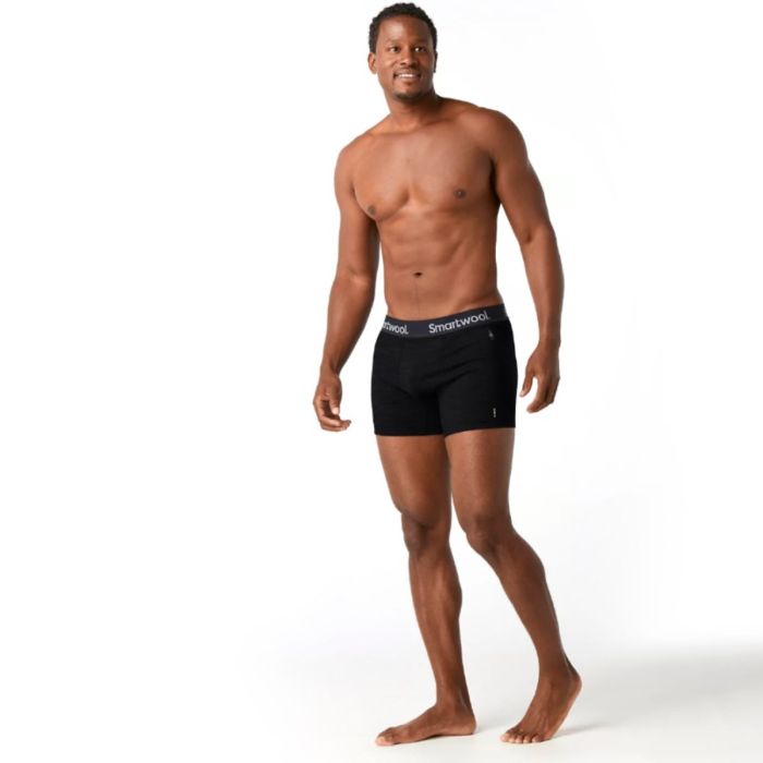 Smartwool Herre Undertøj og basislag Boxer Brief Boxed Wool Sort