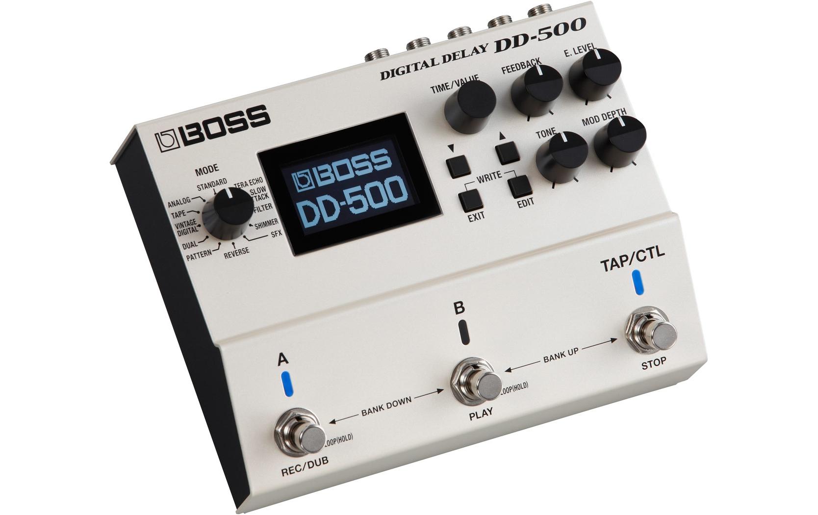 Effektgerät DD-500<br>Meisterhafter Sound, aussergewöhnlich kreative Vielfalt
