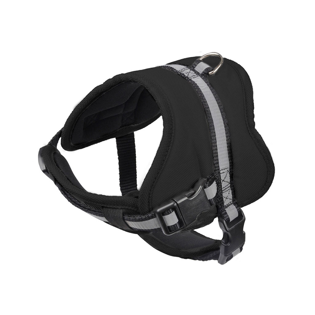 Harnais noir chien 51-67cm