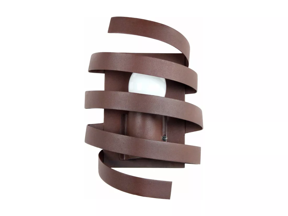 Applique acier noir 9,5 cm.