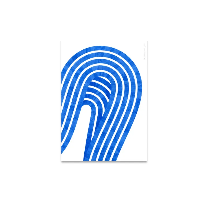 Paper Collective - Entropy Blue 01 Poster, 30 x 40 cm