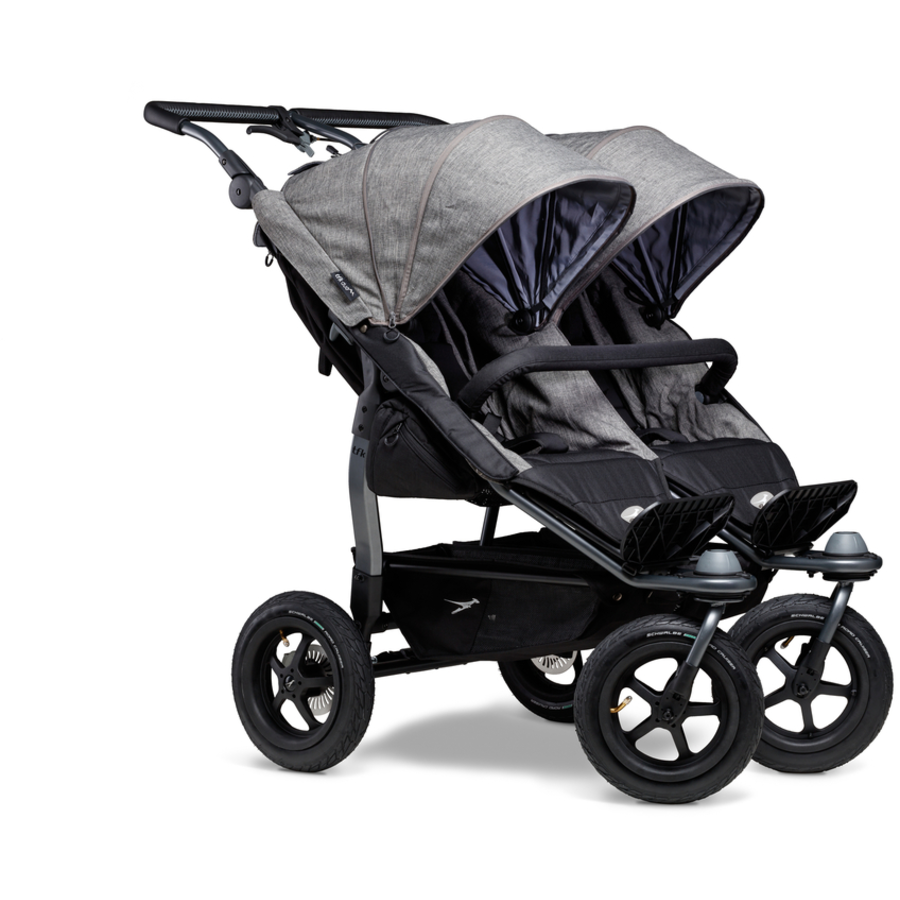 tfk Geschwisterwagen Duo Air Premium Grau