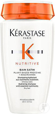 Kérastase Nutritive Bain Satin Shampoing Hydratant Aux Nutriments Essentiels Cheveux Secs 250ml